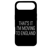 Carcasa para iPhone Air Cita Divertida de Viaje de That's It I'm Moving to England