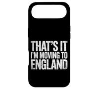 Carcasa para iPhone Air Cita Divertida de Viaje Vintage con Texto en inglés That's It I'm Moving to England