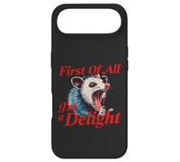 Carcasa para iPhone Air Cita Divertida de zarigüeya Gritando - First of All I'm a Delight