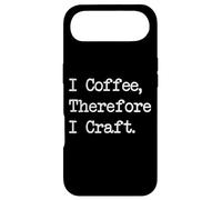 Carcasa para iPhone Air Cita Divertida para carpintería I Coffee Therefore I Craft