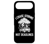 Carcasa para iPhone Air Cita Divertida sobre el Clima: «Persigo Las tormentas, no los plazos»