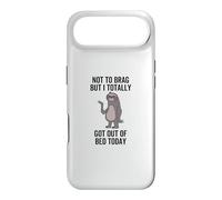 Carcasa para iPhone Air Cita Divertida sobre el sueño de un Perezoso Perezoso: Totally Got out of Bed Today