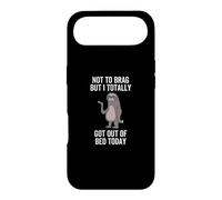 Carcasa para iPhone Air Cita Divertida sobre el sueño de un Perezoso Perezoso: Totally Got out of Bed Today