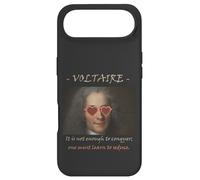 Carcasa para iPhone Air Cita filosófica de Voltaire: Conquista, Seduce, Divertida