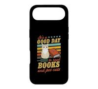 Carcasa para iPhone Air Cita literaria It's A Good Day To Read Books and Pet Cats
