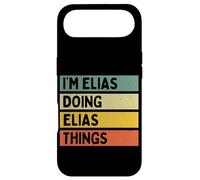 Carcasa para iPhone Air Cita Personalizada Divertida I'm Elias Doing Elias Things