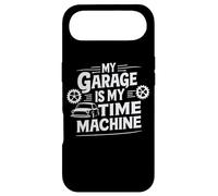 Carcasa para iPhone Air Citas Divertidas para restaurador de Autos My Garage is My Time Machine