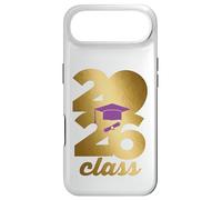 Carcasa para iPhone Air Class of 2026 Graduation Golden Numbers Cap Diploma
