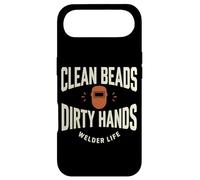 Carcasa para iPhone Air Clean Beads Dirty Hands Welder Life Diseño Soldador