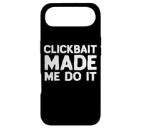 Carcasa para iPhone Air Clickbait Made Me Do It Video Content Creator Joke VLOG Meme