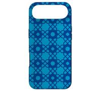 Carcasa para iPhone Air Cobalt Dark Blue Stars Square Mediterranean Turkish Pattern