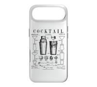 Carcasa para iPhone Air Coctelera Bartender Bar Bebidas Alcohólicas Patente Vintage