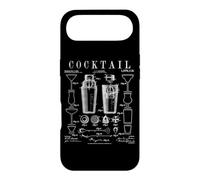 Carcasa para iPhone Air Coctelera Bartender Bar Bebidas Alcohólicas Patente Vintage