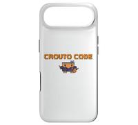 Carcasa para iPhone Air 【Code DE CROUTO】 Herramienta de Ilustración de AI Agente de IA Ejecución Binario Hacker Dot Gake GPT