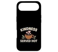 Carcasa para iPhone Air Coffee Lover Kindness Club Mensaje Positivo Cafeína Gráfico