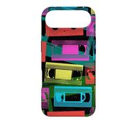 Carcasa para iPhone Air Colores Retro del Pop del vídeo de Las películas del VCR de Las Cintas del Casete de VHS 1980s