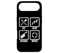 Carcasa para iPhone Air Comer Dormir Carnicero Repetir Amante del Filete Carnívoro