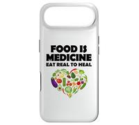 Carcasa para iPhone Air Comida Medicina Come Real para Sanar Vegano
