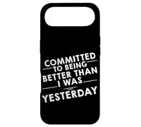 Carcasa para iPhone Air Committed To Being Better Than I Was Yesterday -