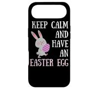 Carcasa para iPhone Air Conejito de Pascua Keep Calm and Have a Easter Egg