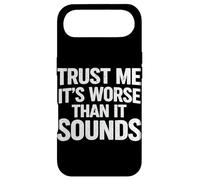 Carcasa para iPhone Air Confía en mí, es Peor de lo Que Suena Divertido Pedo Humor Pedos