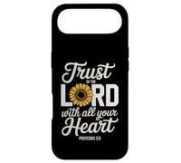 Carcasa para iPhone Air Confianza en el Señor Proverbios 3:5 Girasol