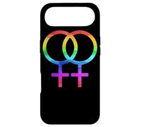 Carcasa para iPhone Air Connected Female Symbols Watercolor Rainbow Lesbian Women