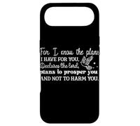Carcasa para iPhone Air Conozco los Planes Que Tengo para ti Mensaje Cristiano