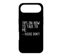Carcasa para iPhone Air Consejos sobre cómo Hablar Conmigo, por Favor, no Sea Divertido incómodo