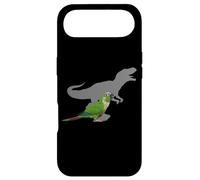 Carcasa para iPhone Air Conure de mejillas Verdes con T Rex Shadow Bird Lovers