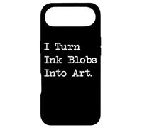 Carcasa para iPhone Air Convierto Las Manchas de Tinta en una declaración de caligrafía ingeniosa artística