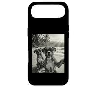 Carcasa para iPhone Air Cool Boxer Divertido Perro Selfie Playa Gafas De Sol Perros