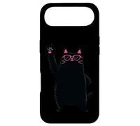 Carcasa para iPhone Air Cool Cat Black Cat Rock and Roll, Divertido diseño de Animales