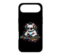 Carcasa para iPhone Air Cool DJ Cat Music Mixing Auriculares Diseño Giradiscos