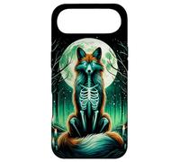 Carcasa para iPhone Air Cool Fox Esqueleto Halloween Navidad Cumpleaños