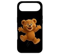 Carcasa para iPhone Air Cool Happy Teddy Bear Toy Jump Illustration Outfit Graphic