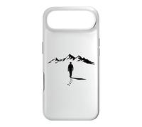 Carcasa para iPhone Air Cool Lone Man Walking to The Mountains Design Gift Hombres Mujeres