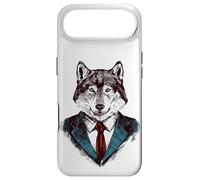 Carcasa para iPhone Air Cool Sketch Drawing Fox Wearing a Suit Illustration Graphic