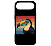 Carcasa para iPhone Air Cool Tucán Retro Puesta de Sol Vintage Amante de pájaros Desgastados