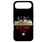 Carcasa para iPhone Air Cool Vintage Roma Italia Skyline with Italy Flag, Rome Italy