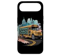 Carcasa para iPhone Air Coordinador del Caos matutino Divertido Arte de autobús esco