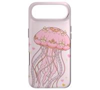 Carcasa para iPhone Air Coquette Jellyfish Pink Bow Pearls Soft Girl Aesthetic