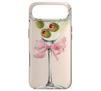 Carcasa para iPhone Air Coquette Pink Bow Cute Olive Martini Cocktail Dirty Martini
