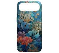 Carcasa para iPhone Air Coral Arrecife Peces Océano Mosaico Patrón Buceo Azul