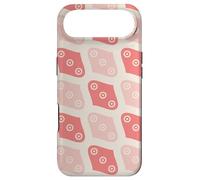 Carcasa para iPhone Air Coral Pink Cream Ovals Circle Dots Eyes Abstract Pattern