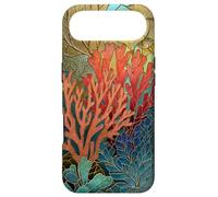 Carcasa para iPhone Air Coral Reef Ocean Mosaic Pattern Buceo Azul