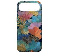 Carcasa para iPhone Air Coral Reef Ocean Mosaic Pattern Buceo Azul