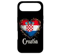 Carcasa para iPhone Air Corazón Bandera Croacia