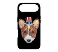 Carcasa para iPhone Air Corgi Uncle Sam 4 de Julio USA Dog Puppy