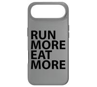 Carcasa para iPhone Air Corre más Come más Marathon Addict Runner Inspirado en Correr